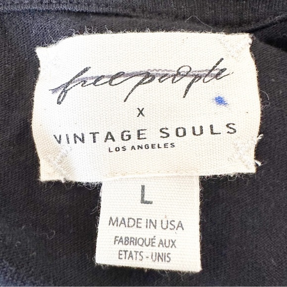 Free People X Vintage Souls Destination Extreme New York Crop Top - Picture 8 of 8